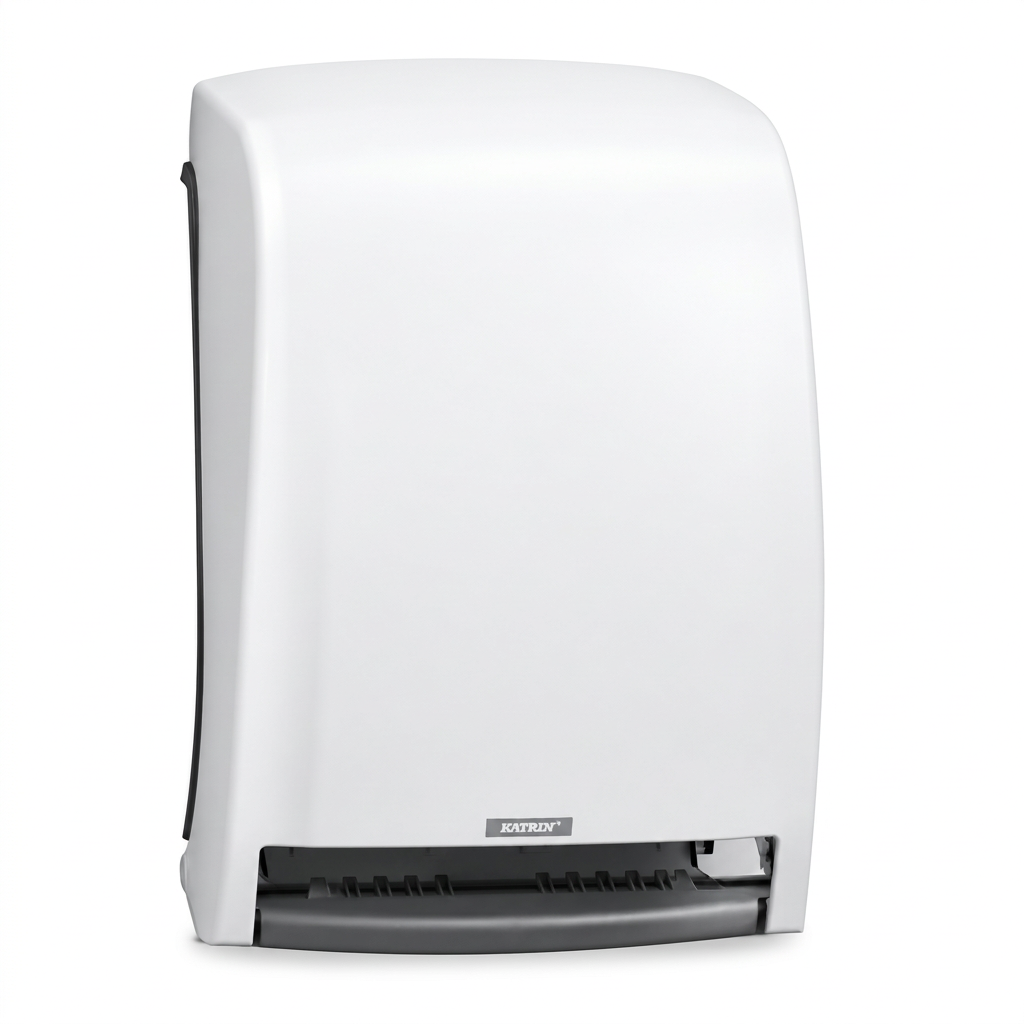 Hvid Katrin E Towel 93701 håndklæderulledispenser, varenummer 2180