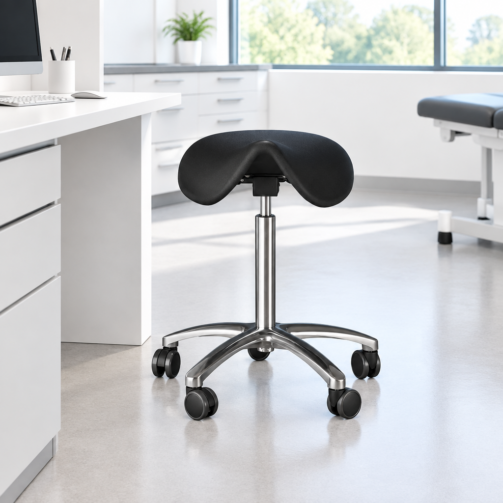 Klinik 840 ved klinikarbejdsplads, stemningsillustration