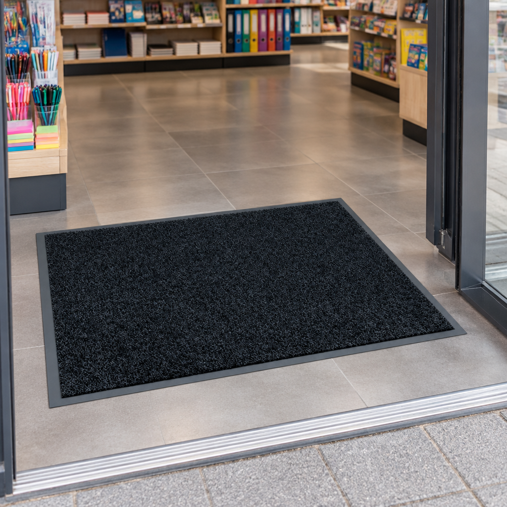 Top Twister CC-4200 smudsmåtte indenfor ved butiksindgang, genereret miljøbillede