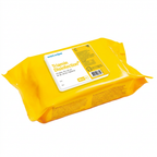 Wet Wipe Triamin Mini 84133 i gul pakke med 25 klude à 30 × 20 cm på hvid baggrund