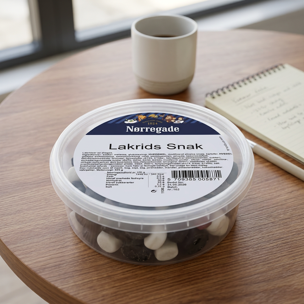 Nørregade SNAK på kontorets kaffebord