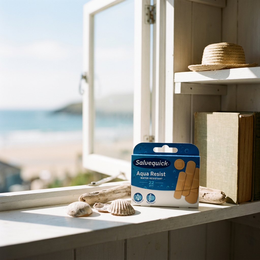 Salvequick Aqua Resist 22 stk. i sommerhus ved stranden
