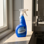 Stemningsbillede af Turbo Sanitet 750 ml i sollyst sanitetsrum