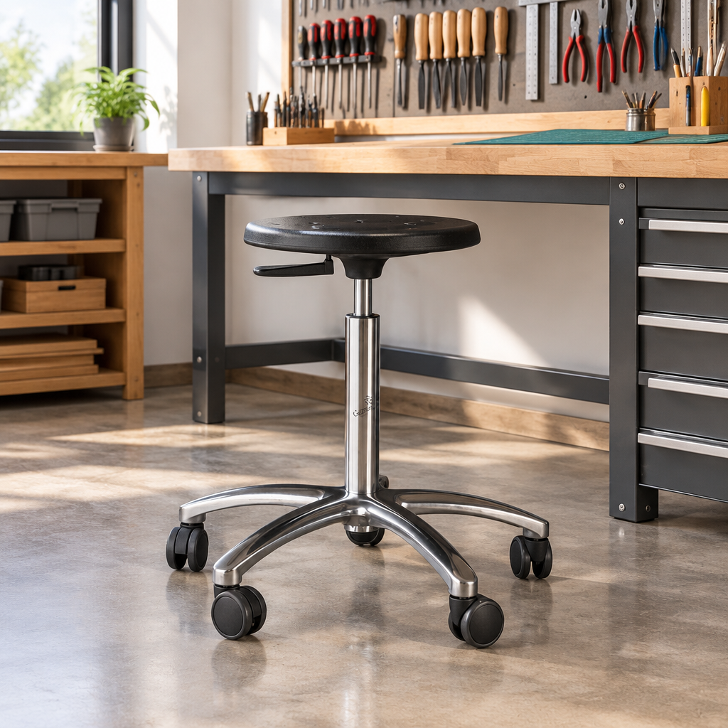 Klinik 740 ved kreativt arbejdsbord, stemningsillustration