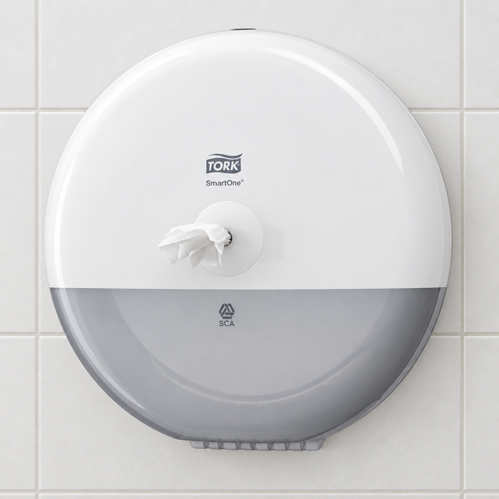 Detalje af SmartOne T8 med central papiråbning