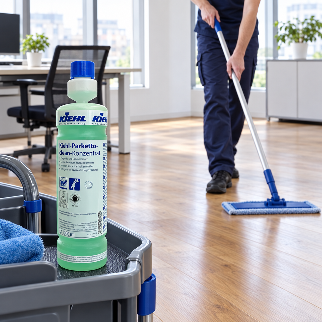 Parketto Clean 1 L ved let fugtig mopning af trægulv