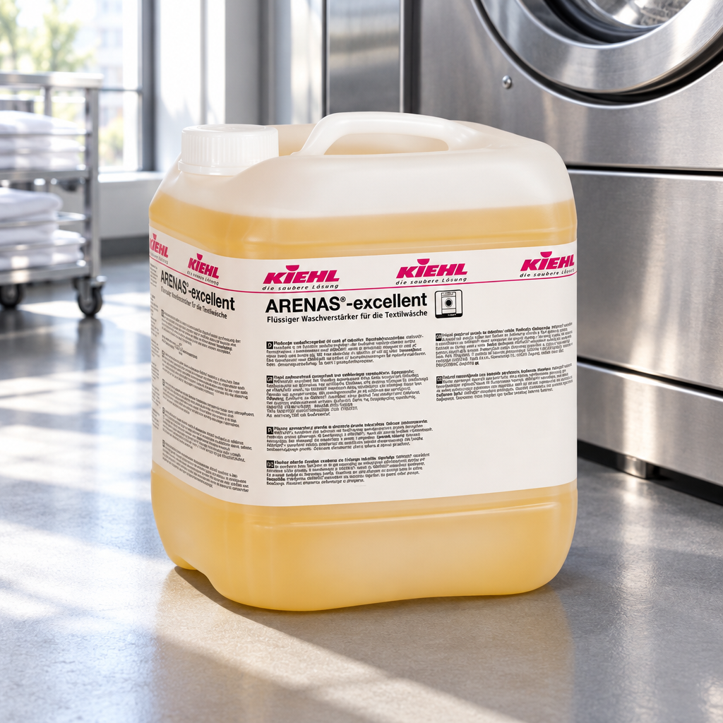 Kiehl Arenas-Excellent 20 L ved vaskeriudstyr i dagslys