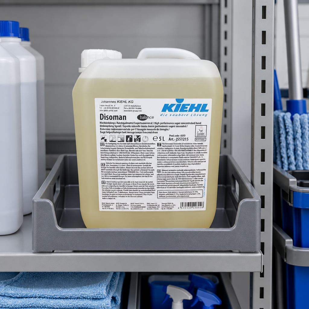 Kiehl Disoman 5 L i kemibakke på depothylde