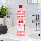 Kiehl Duocit-eco ved håndvask og kromarmatur, stemningsbillede