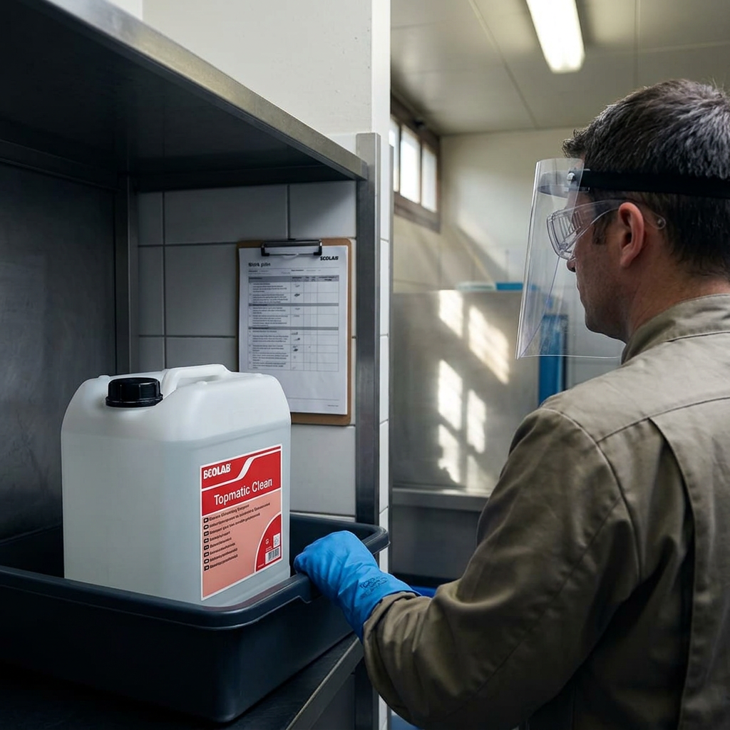 Topmatic Clean i køkkenets serviceområde, stemningsbillede