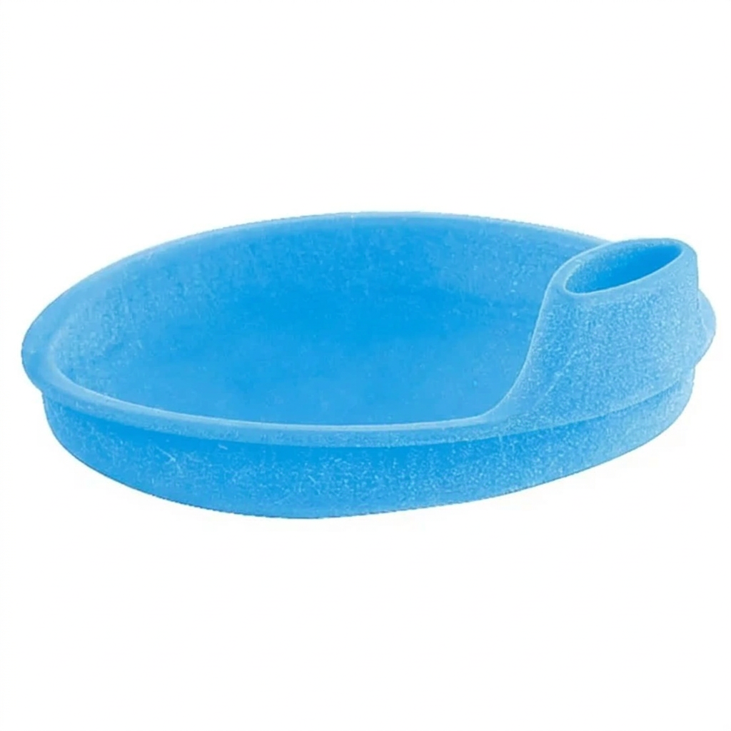 Blå drikketud Roltex Elasto IMO.906201 på hvid baggrund, uden glas