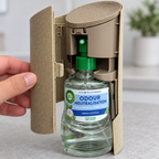AirWick Fresh Cotton-refill i åben dispenser ved håndtering af lågen