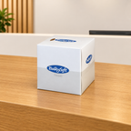 BulkySoft CUBE-æske på receptionsbord