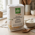 Øko Culinar økologisk hvedemel med melskål og træske