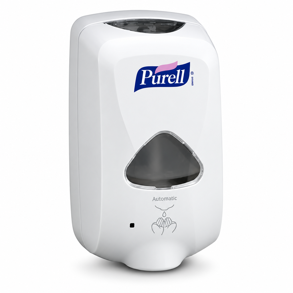 Purell TFX-12 i hvid med vindue og berøringsfri betjening
