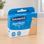 Salvequick Aqua Resist 75 cm på lys træbordplade