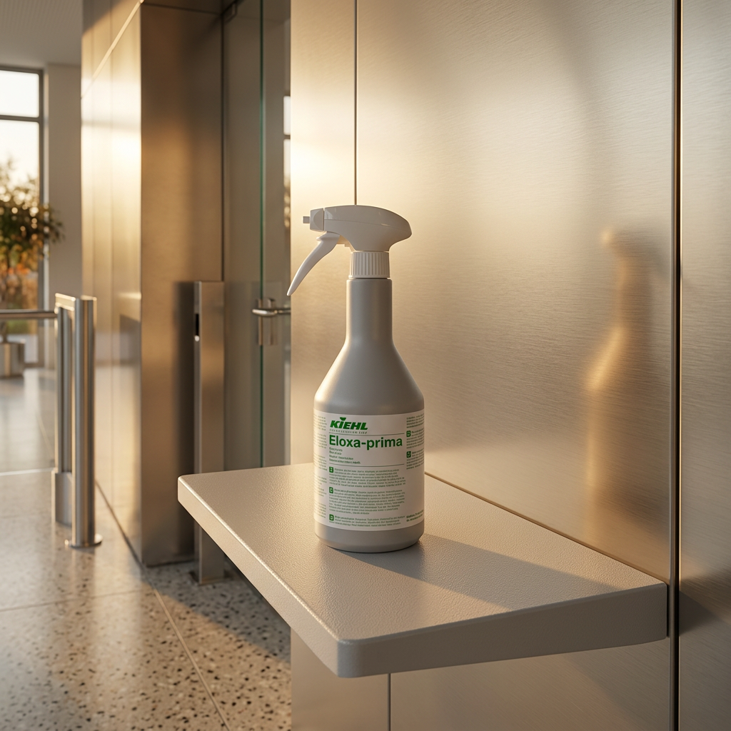 Kiehl Eloxa prima 750 ml ved indendørs metalpaneler
