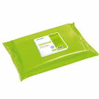 Wet Wipe Universal Maxi 41153 i grøn pakke med 20 rengøringsklude à 43 × 30 cm på hvid baggrund