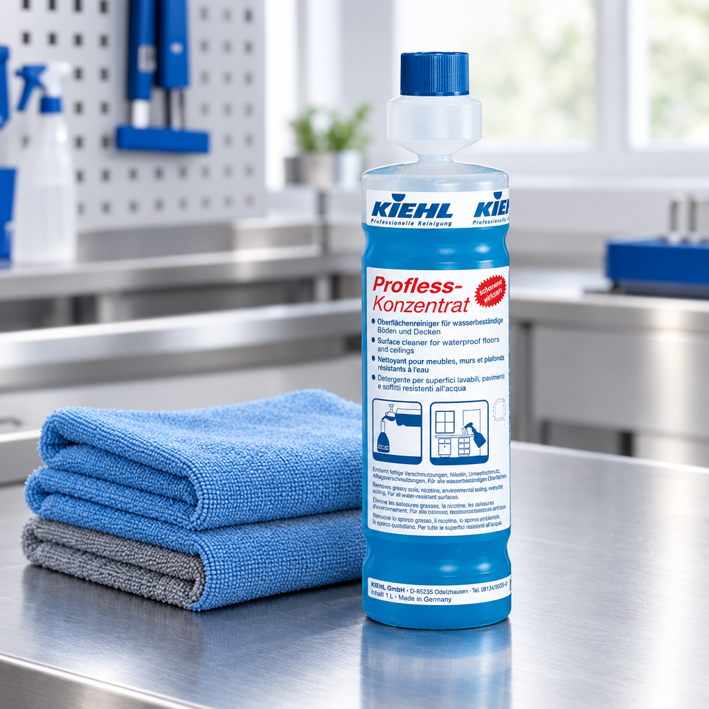 Kiehl Profless-Koncentrat 1 L ved microfiberklude