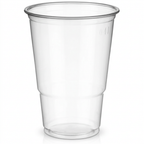 Klart Catersource-fadølsglas 40 cl på hvid baggrund