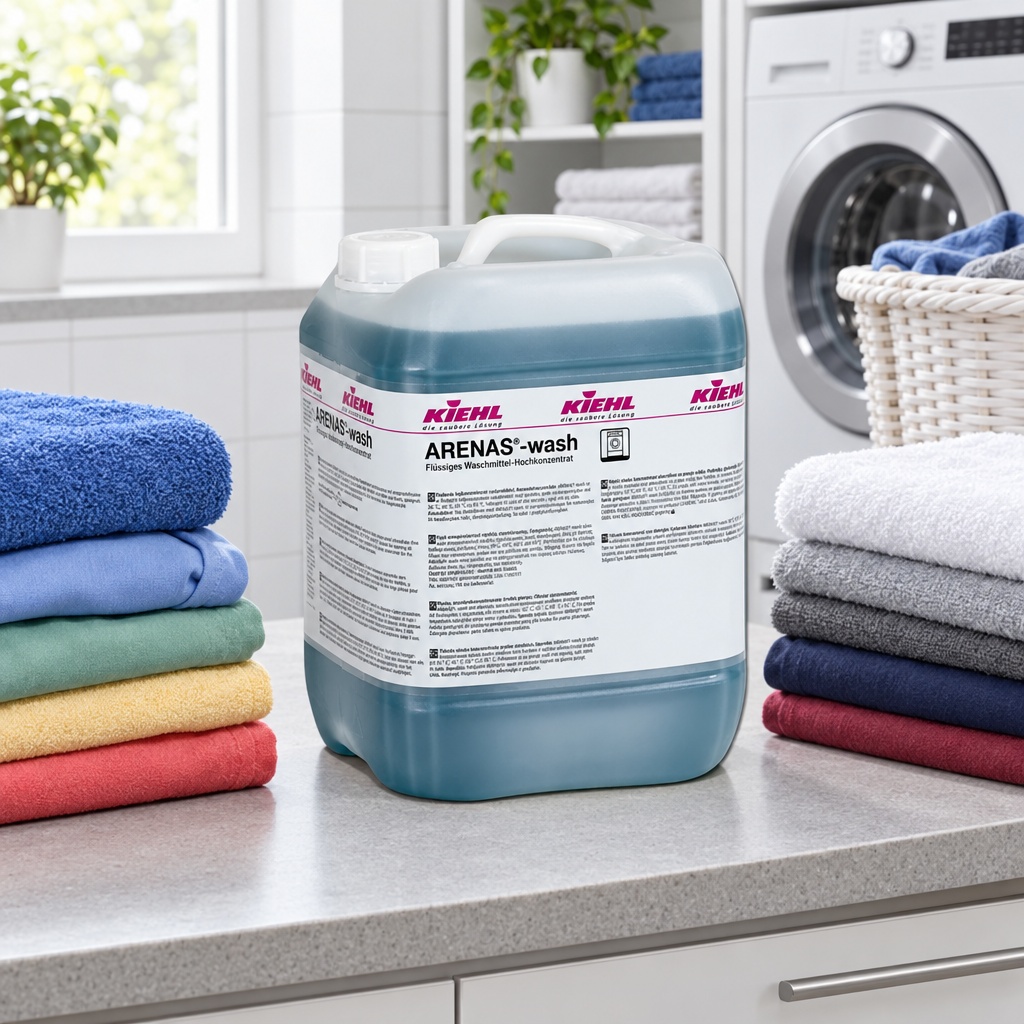 Kiehl Arenas Wash 10 L ved sorterede kulørte tekstiler