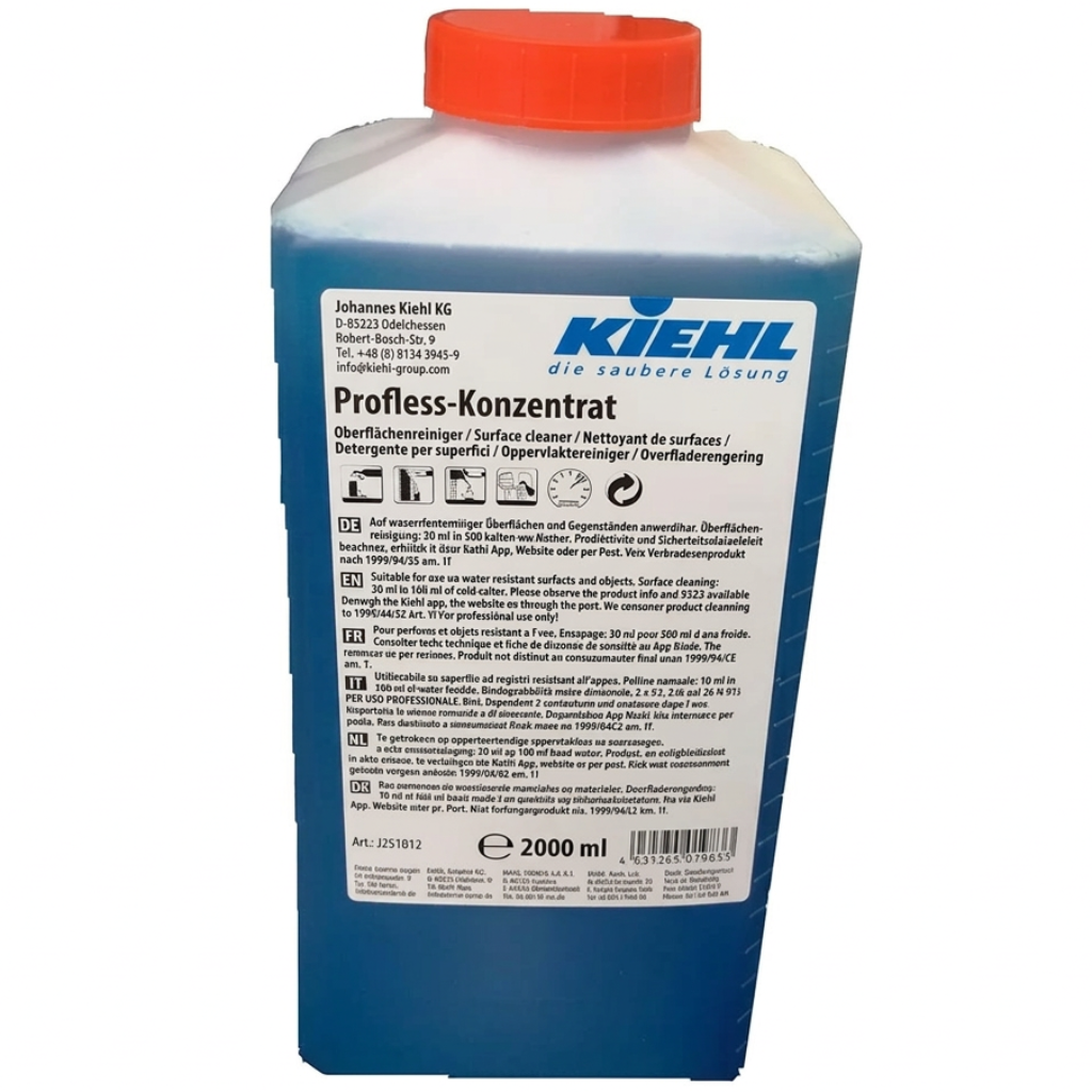 Kiehl Profless-Koncentrat 2 L med orange låg på hvid baggrund
