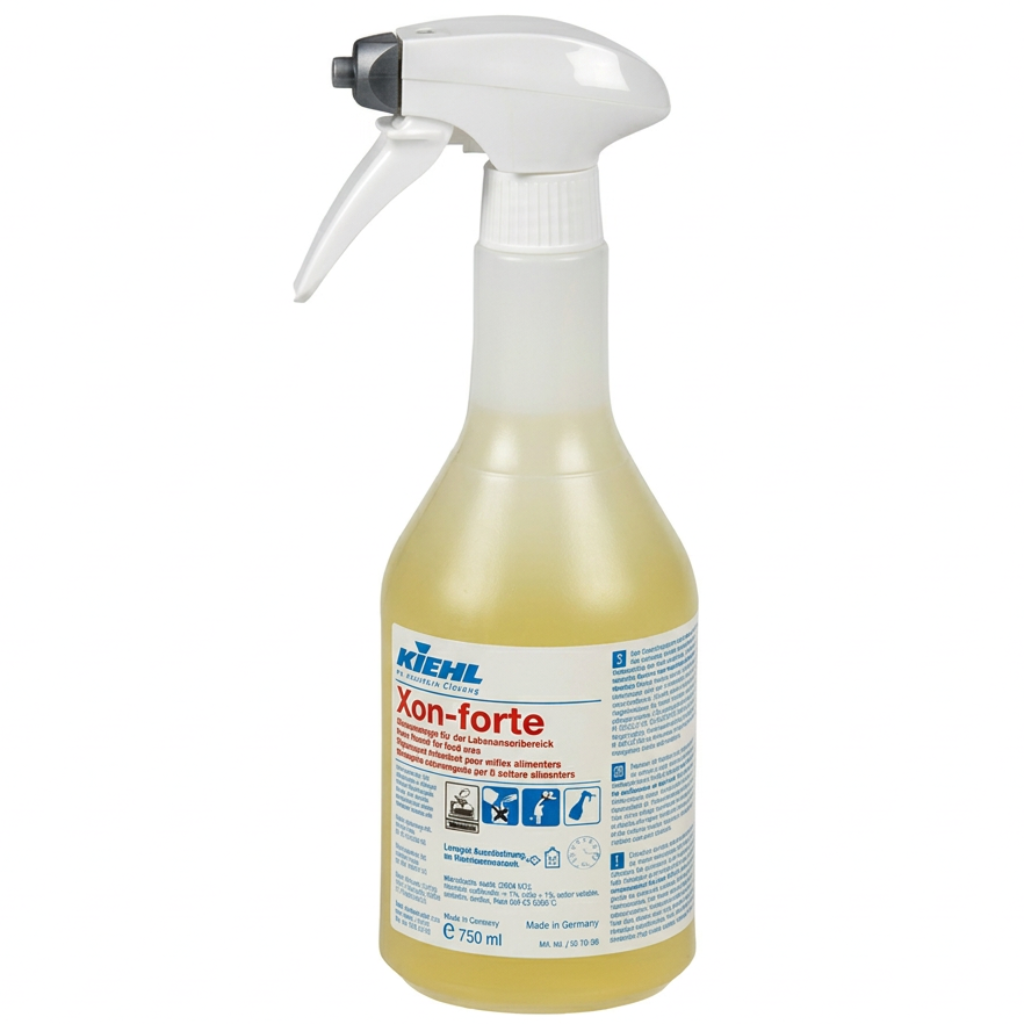 Kiehl Xon-forte 750 ml med hvidt skumhoved på hvid baggrund