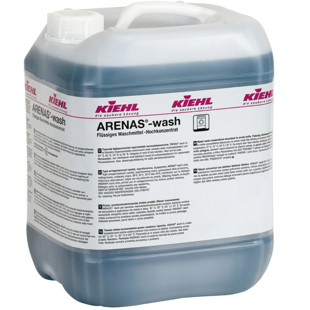 Kiehl Arenas Wash 20 L dunk på hvid baggrund