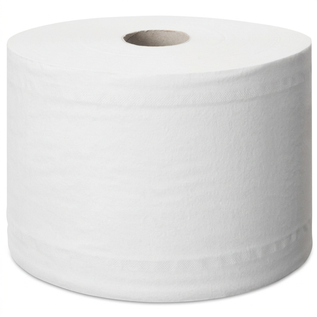 Tork SmartOne T8 472242 toiletrulle på hvid baggrund, forbedret produktfoto