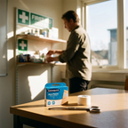Salvequick Aqua Resist ved opfyldning af arbejdspladsens førstehjælpsforsyning