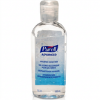 Purell Advanced hånddesinfektionsgel 100 ml med kliklåg på hvid baggrund