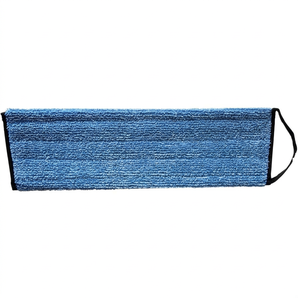 Blå Universal mikrofibermoppe 45,5 cm med sort kant og ophængsstrop