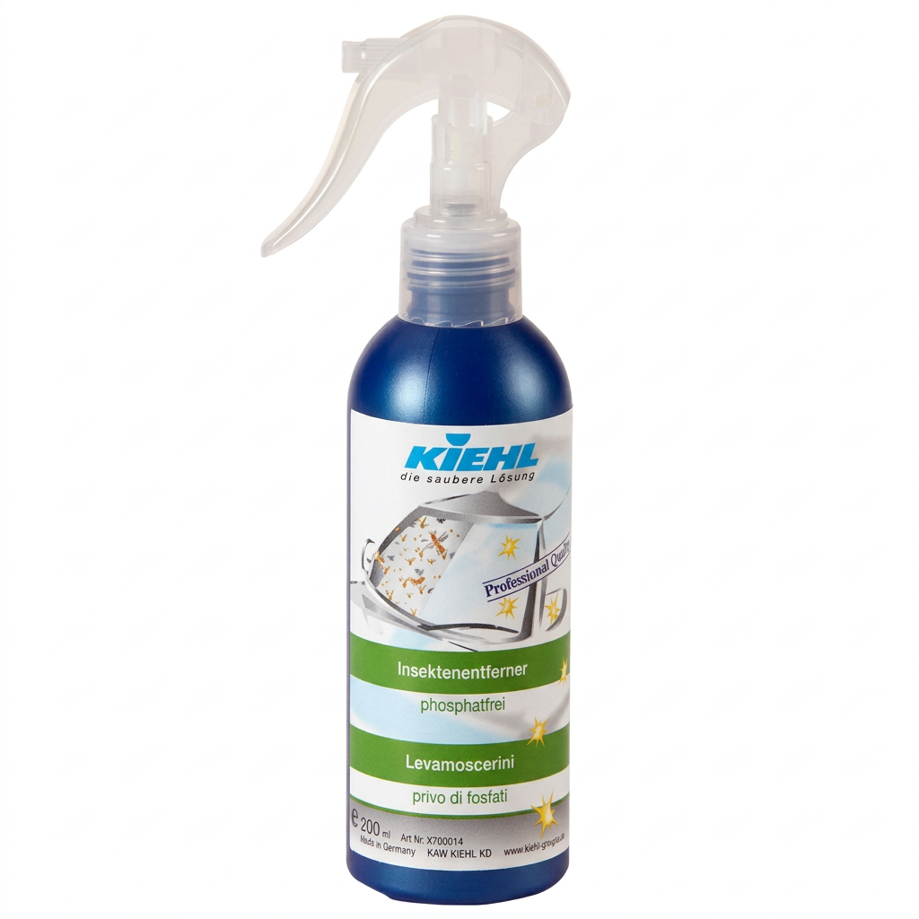 Kiehl InsectAway insektfjerner 200 ml i blå flaske med hvidt sprayhoved på hvid baggrund, varenummer 8202.