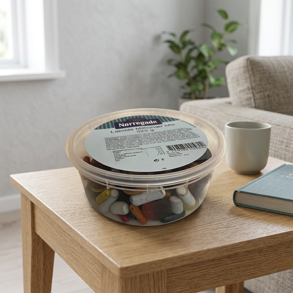Millionær Mix i hjemmet ved bog og kaffekop