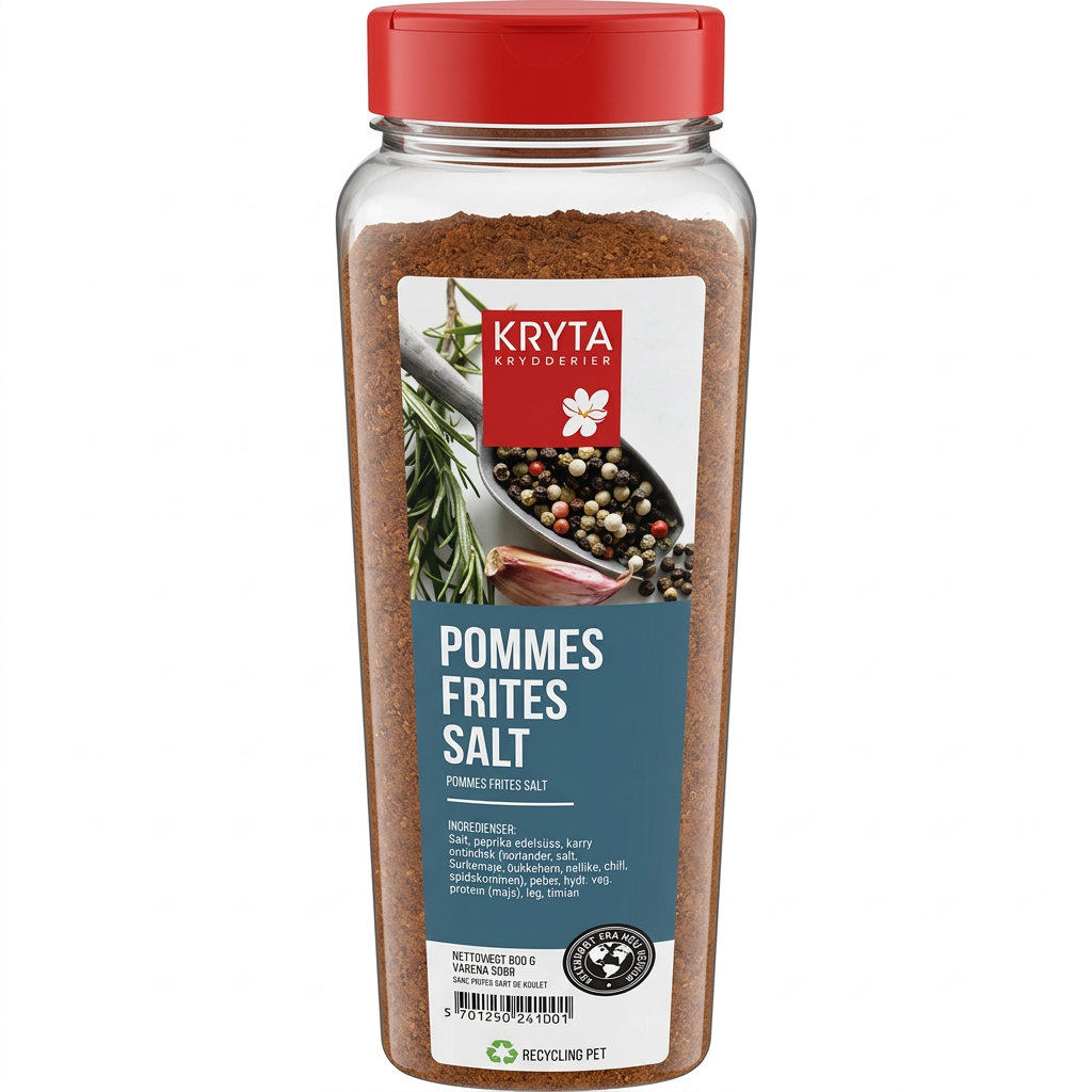 Pommes frites-salt Kryta 800 g, forbedret originalbaseret frontfoto