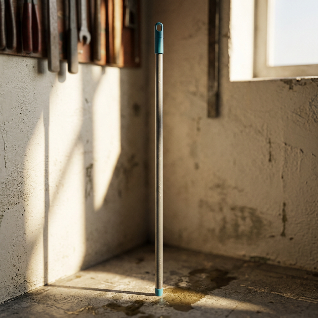 Minatol metalskaft 130 cm i solrigt værksted, stemningsbillede