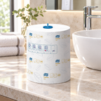 Tork Premium Soft H1-refill ved håndvask i hotelmiljø