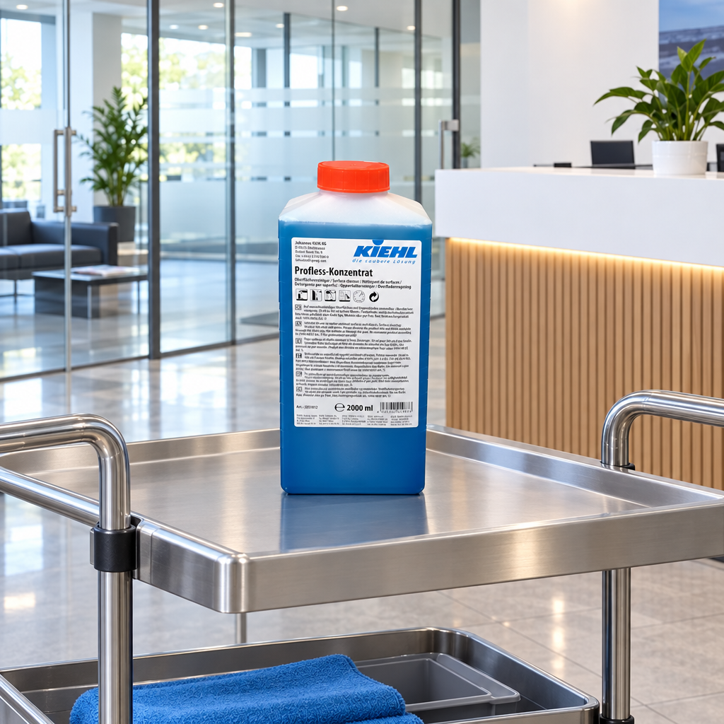 Profless-Koncentrat på servicevogn i reception
