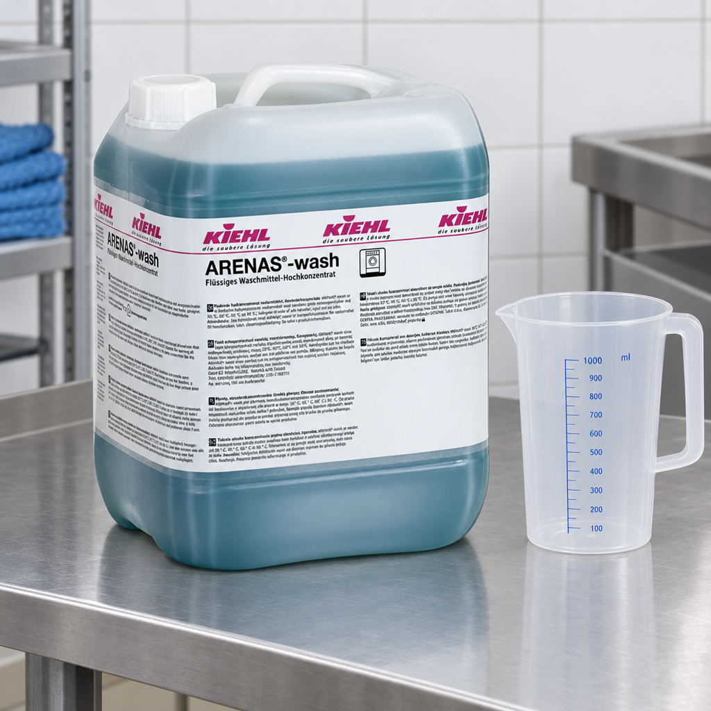 Kiehl Arenas Wash 10 L ved tom målekande