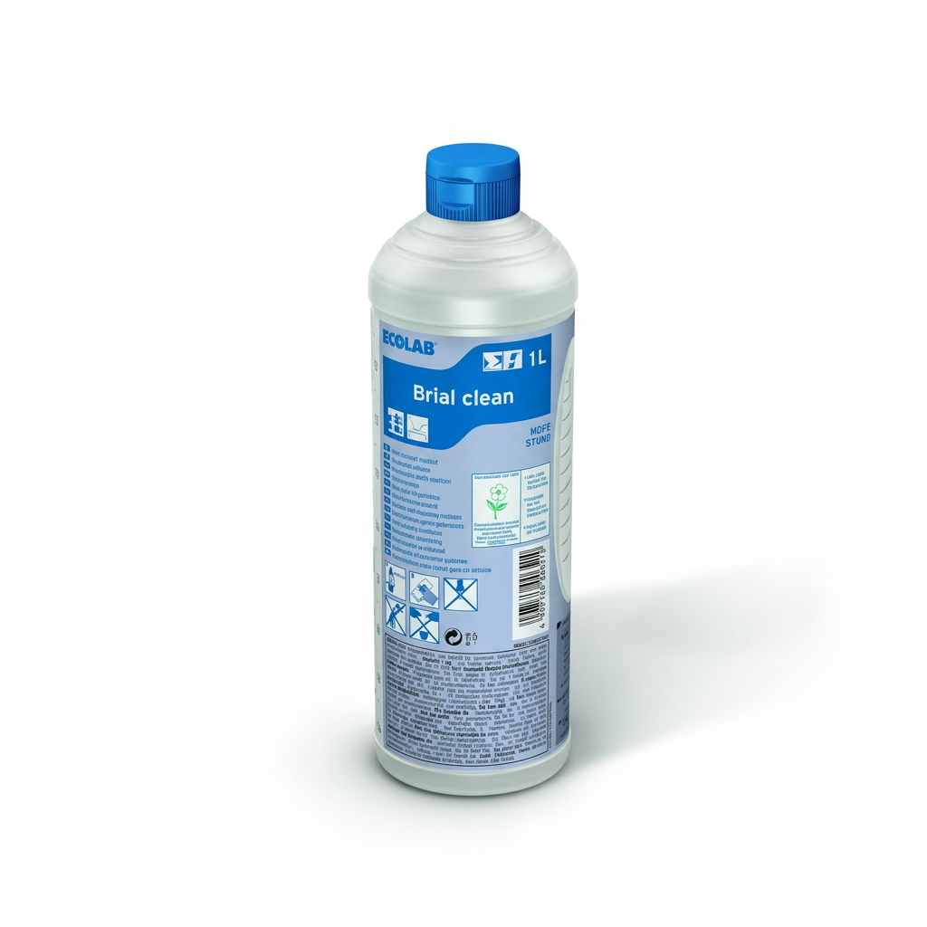 Ecolab Brial Clean universalrengøring i 1-liters flaske på hvid baggrund
