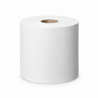 Hvid SmartOne Mini T9-toiletrulle på hvid baggrund