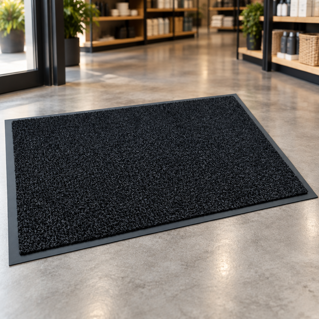 Top Twister CC-4200 smudsmåtte ved indendørs butiksindgang, genereret miljøbillede