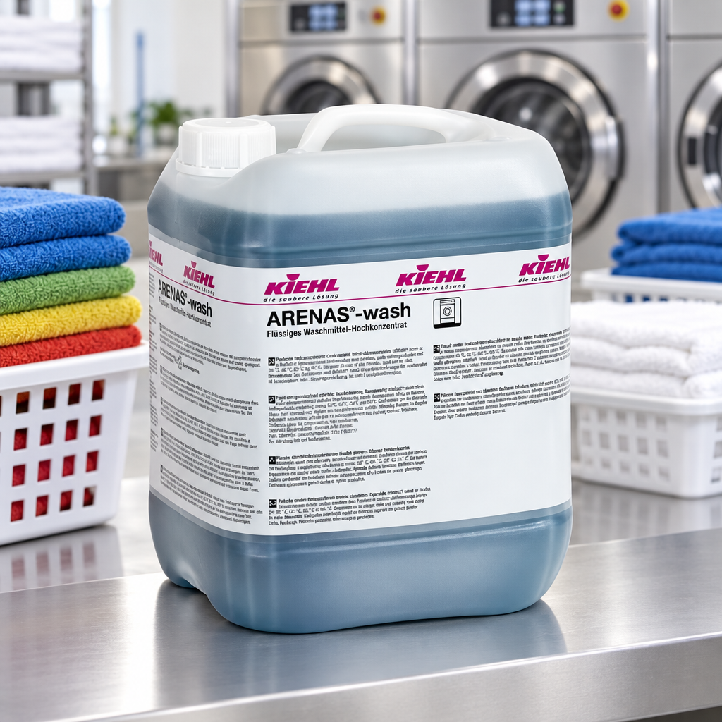 Kiehl Arenas Wash 20 L ved sorterede kulørte håndklæder