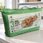 Miljøbillede af Rema 1000 Midi 3 blepakke til 5–9 kg på lys bordflade