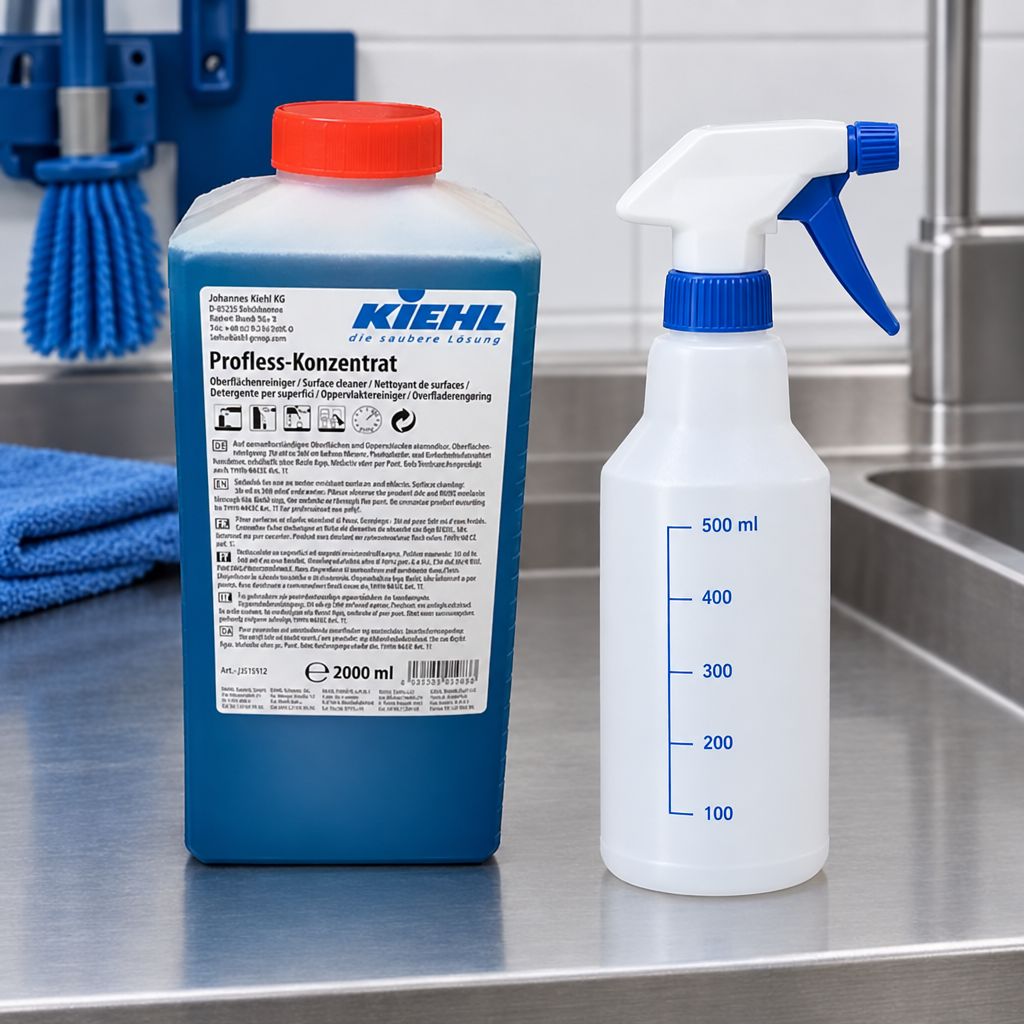 Kiehl Profless-Koncentrat ved 500 ml-sprayflaske