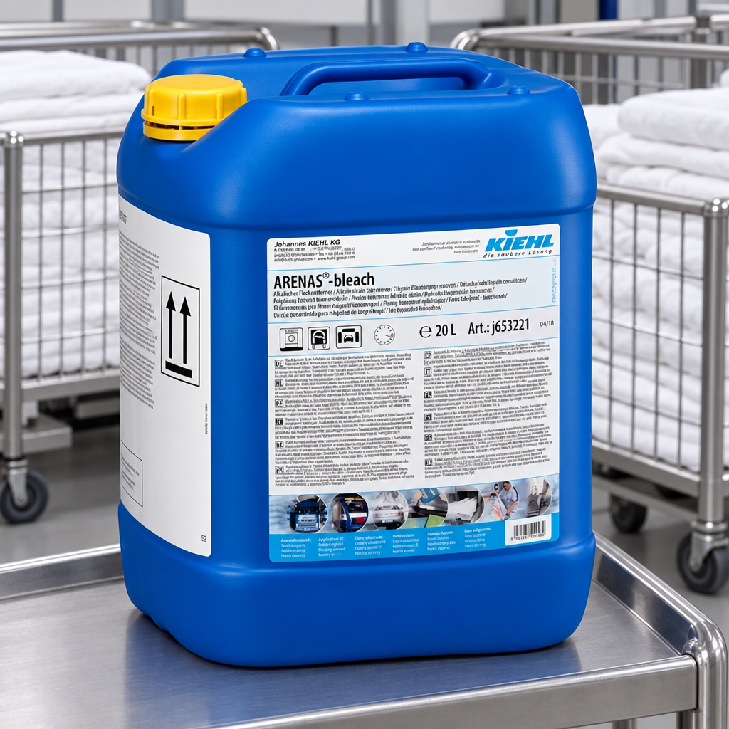 Kiehl Arenas Bleach 20 L ved vaskerivogne