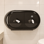 Sort Tork SmartOne Mini Twin T9 i lyst toiletmiljø