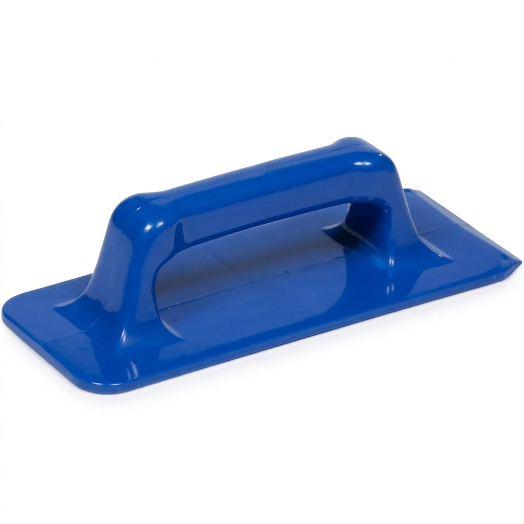 Blå padholder med håndgreb til jumbopads, 24 × 9 cm