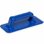 Blå padholder med håndgreb til jumbopads, 24 × 9 cm