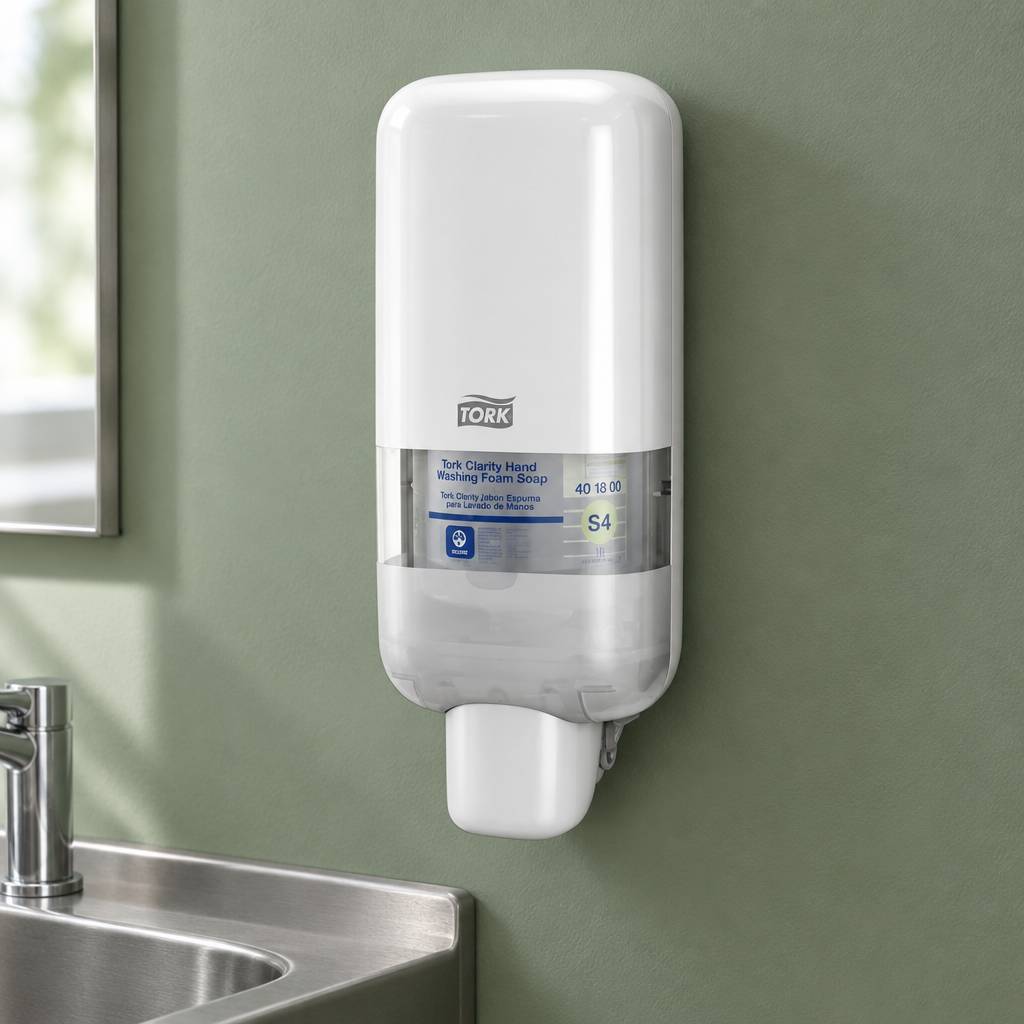 Tork Elevation S4 564500 i restaurantens personaleområde, refill købes separat